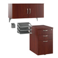 Storage Cabinet with 3-Drawer Mobile File Cabinet and Desk Organizers