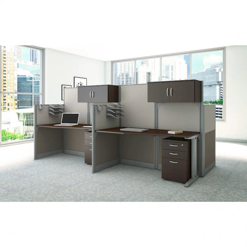 Storage Cabinet with 3-Drawer Mobile File Cabinet and Desk Organizers