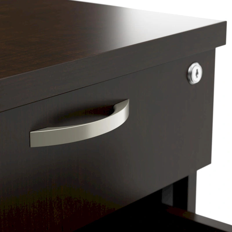 Storage Cabinet with 3-Drawer Mobile File Cabinet and Desk Organizers
