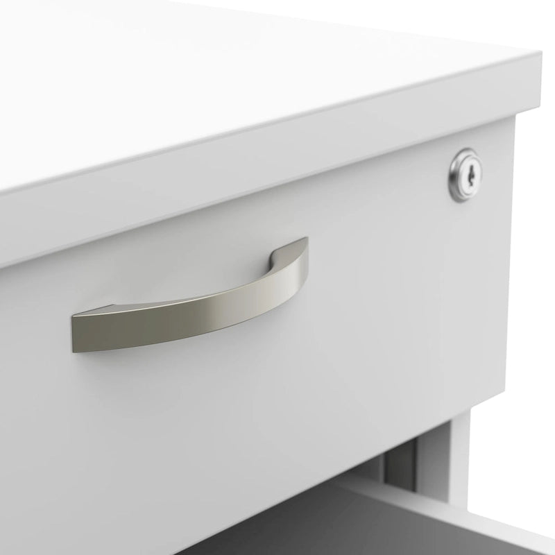 Storage Cabinet with 3-Drawer Mobile File Cabinet and Desk Organizers